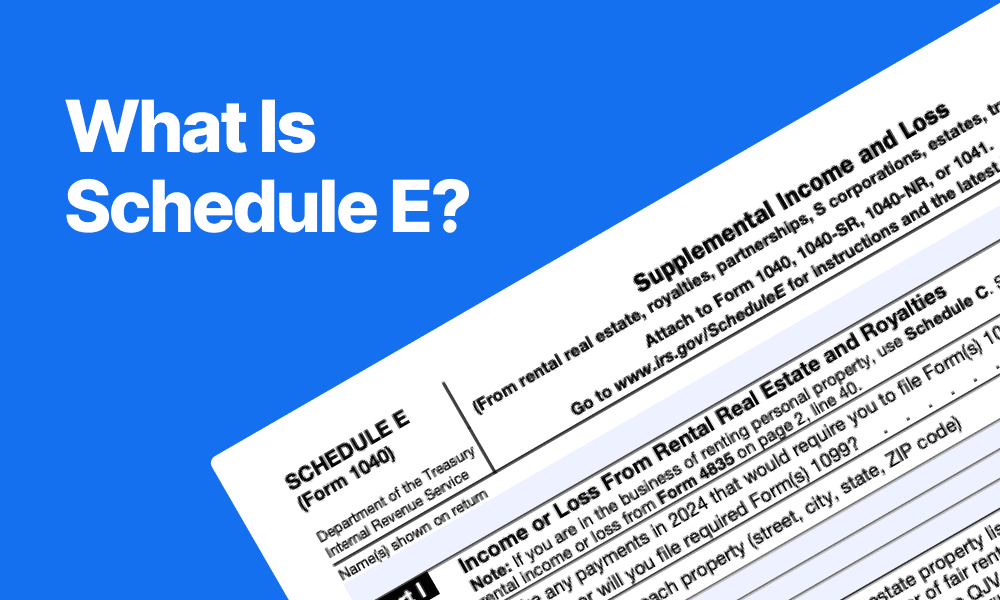 What Is IRS Schedule E? Rental & Supplemental Income Reporting Explained | TAXtical