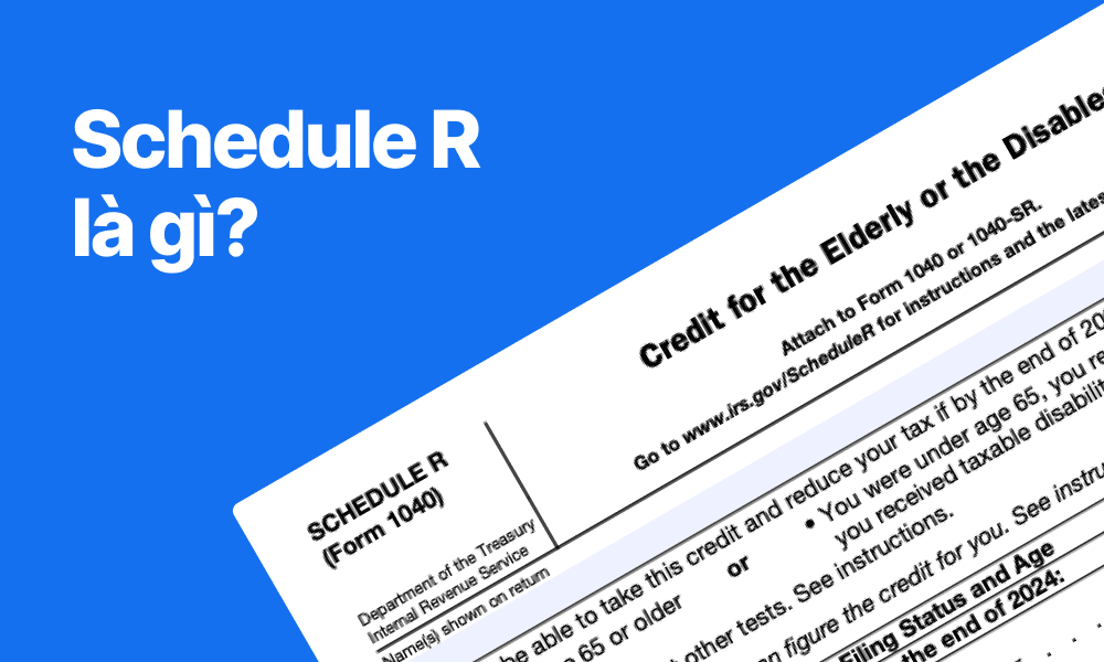 Schedule R (Mẫu 1040): Tín dụng thuế cho người cao tuổi hoặc người khuyết tật | TAXtical